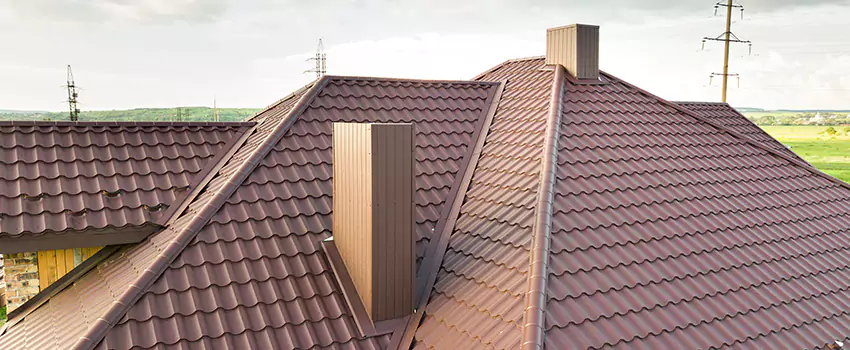 Residential Chimney Flashing Restoration in Elizabet, NJ