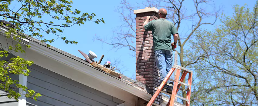 Vinyl and PVC Chimney Flashing Installation in Elizabet, NJ