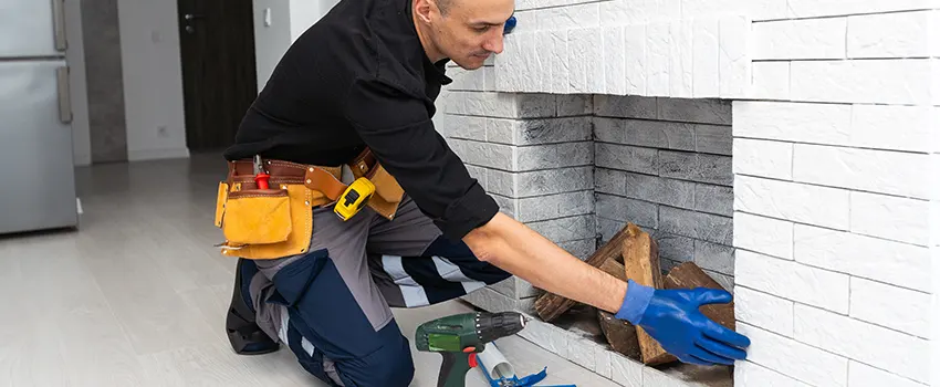 Fireplace Damaged Damper Frame Repair Services in Elizabet, New Jersey