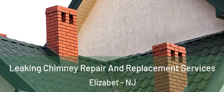 Leaking Chimney Repair And Replacement Services Elizabet - NJ
